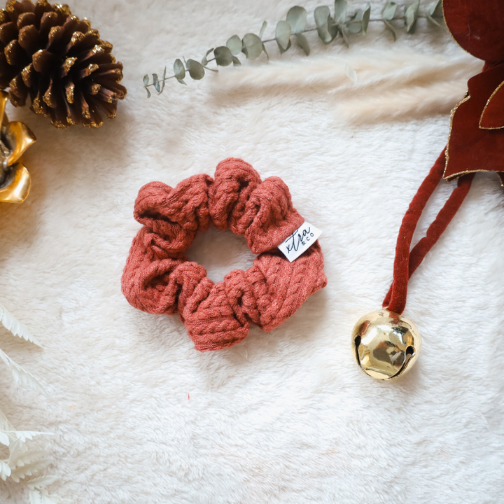 Cinnamon Mini Scrunchie