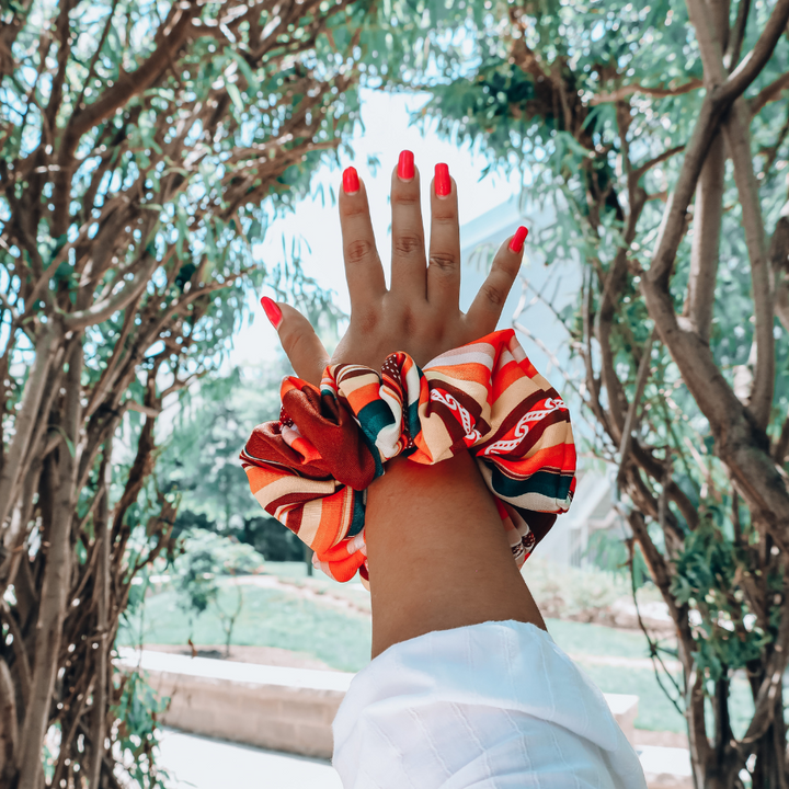 Domitila Xtra Aguayo Scrunchie